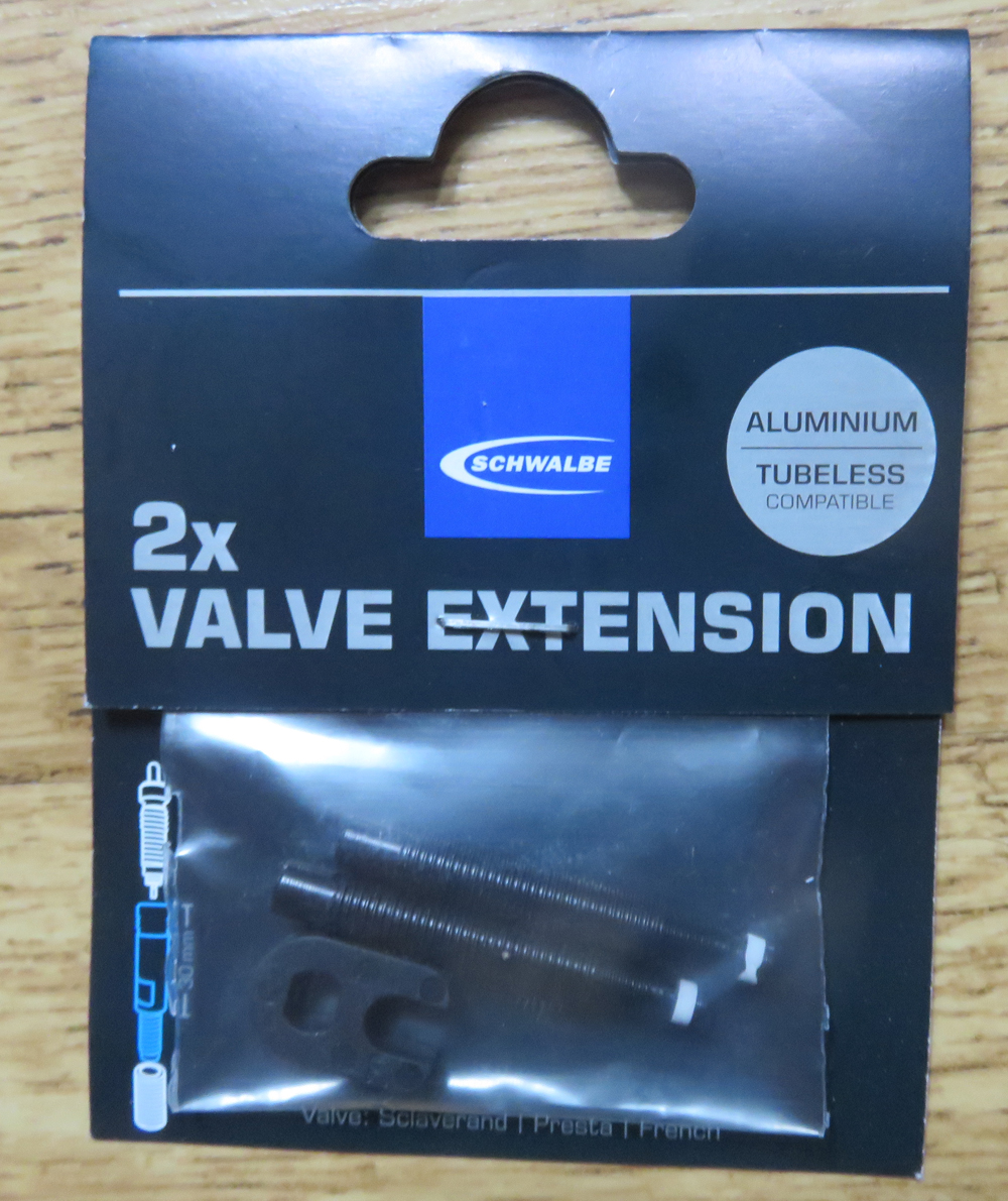 Schwalbe valve extenders 31mm