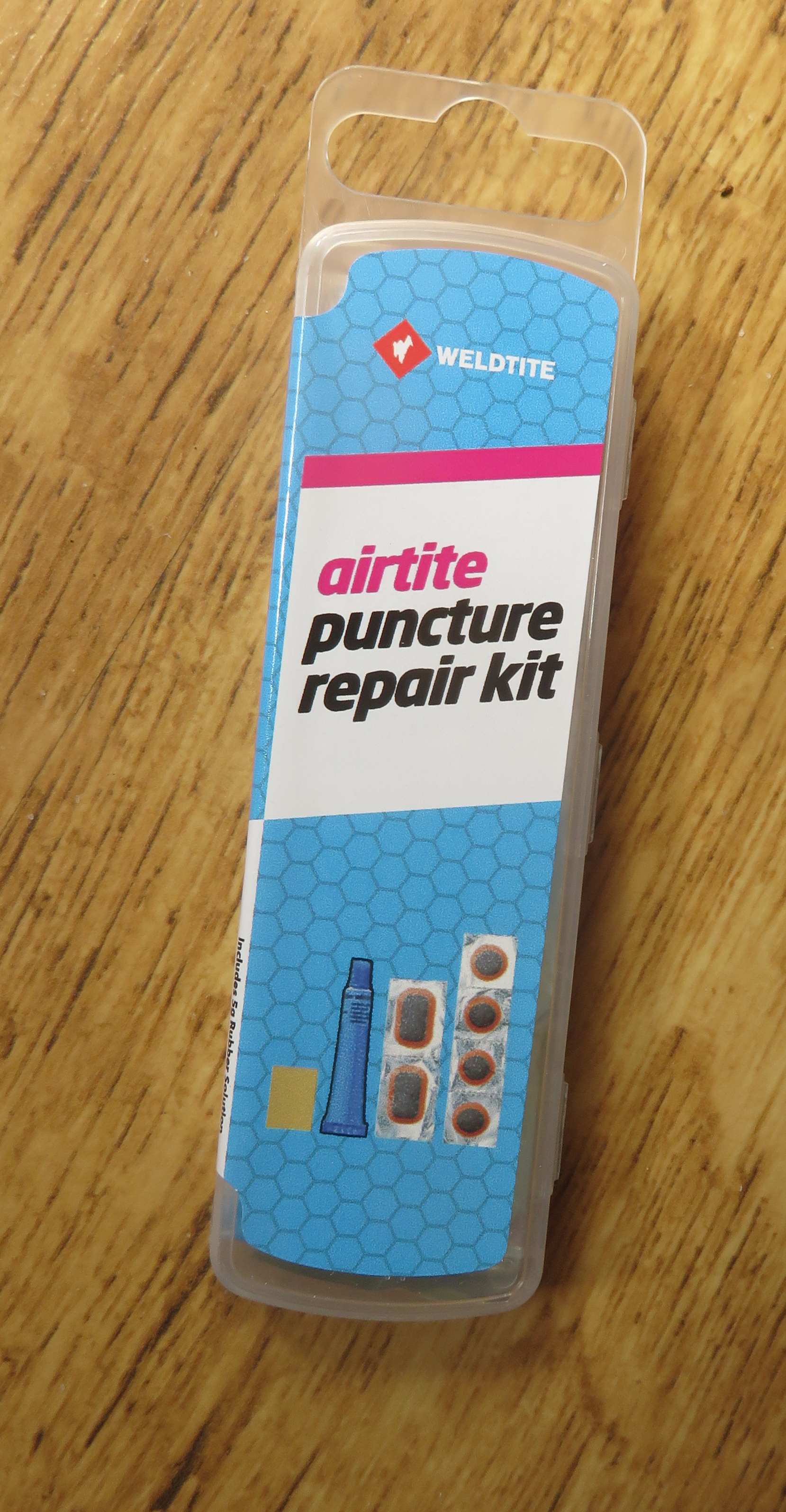 Weldtite Airtite puncture repair kit.