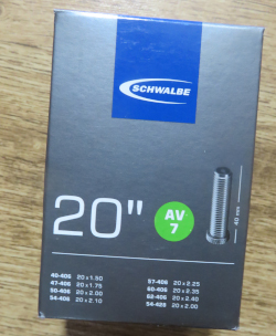 Schwalbe Schraeder (car type valve) Inner Tubes